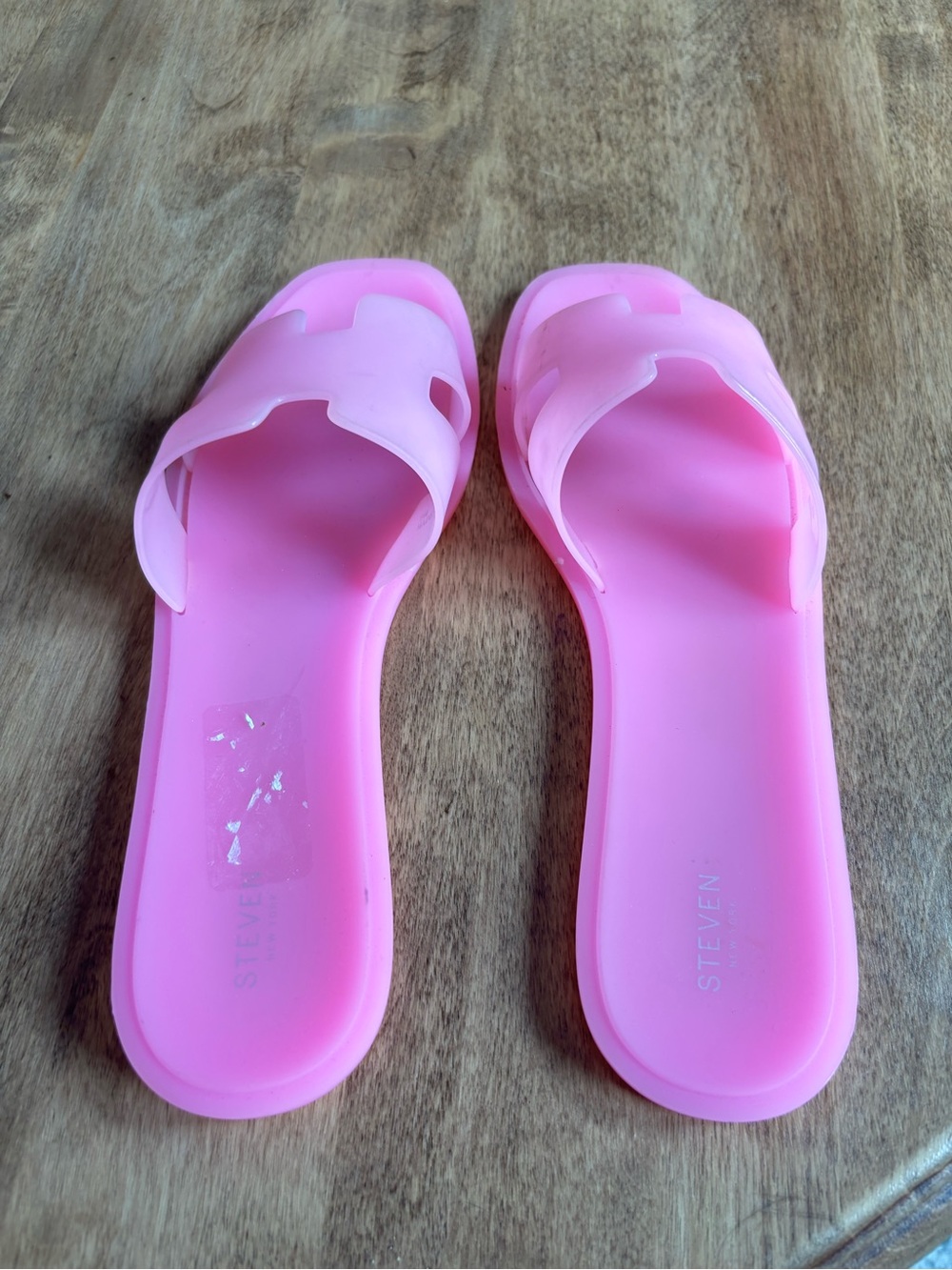Steven New York Bubblegum Pink Slide Sandals for Women - Picture 2 of 8